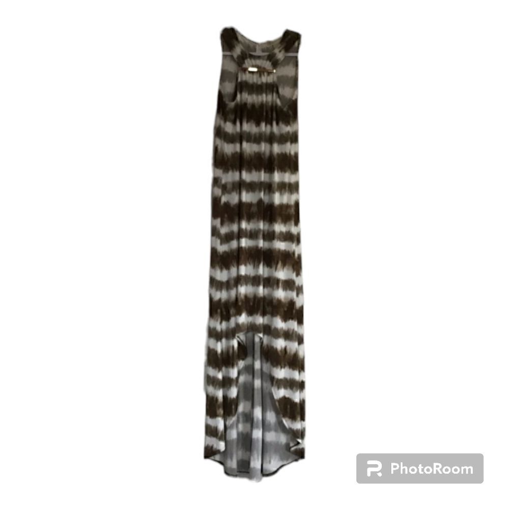 Michael Michael Kors High Low Tie Die Halter Dress